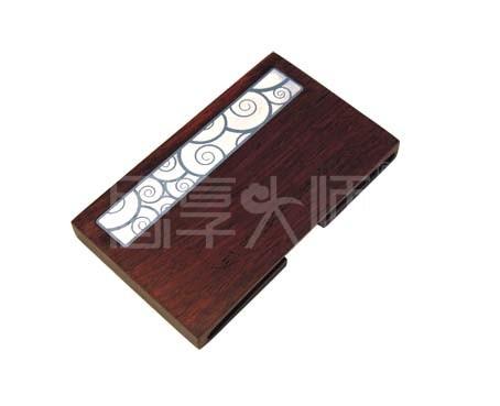 供應(yīng)奧氏黃檀實木祥云款名片盒/新中式紅木禮品/開業(yè)慶典禮品