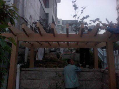 供應(yīng)山東濟(jì)南木塑連廊供貨商-*質(zhì)的木塑生產(chǎn)廠家