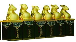 供應(yīng)徐悲鴻十二生肖琺瑯金玉寶璽