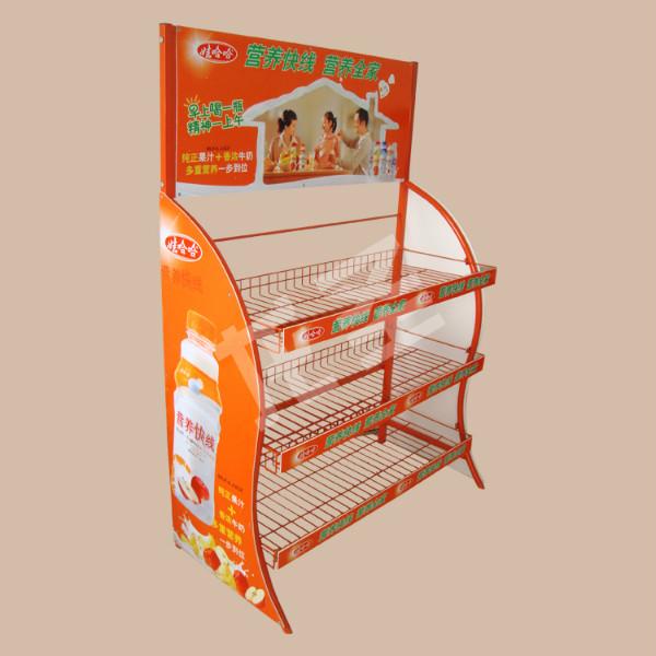 供應(yīng)龍圣 廠家展架設(shè)計(jì)之娃哈哈產(chǎn)品展架