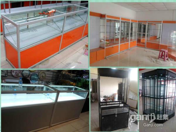 鈦合金展柜柜臺貨架圖片/鈦合金展柜柜臺貨架樣板圖 (3)
