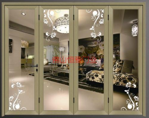 供應(yīng)佛山鋁門澳洲紫檀木銀弧雙軌推拉門/吊趟門/恒雅門業(yè)*