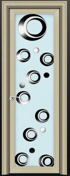 鋁合金雙軌兩扇陽臺吊趟推拉門圖片