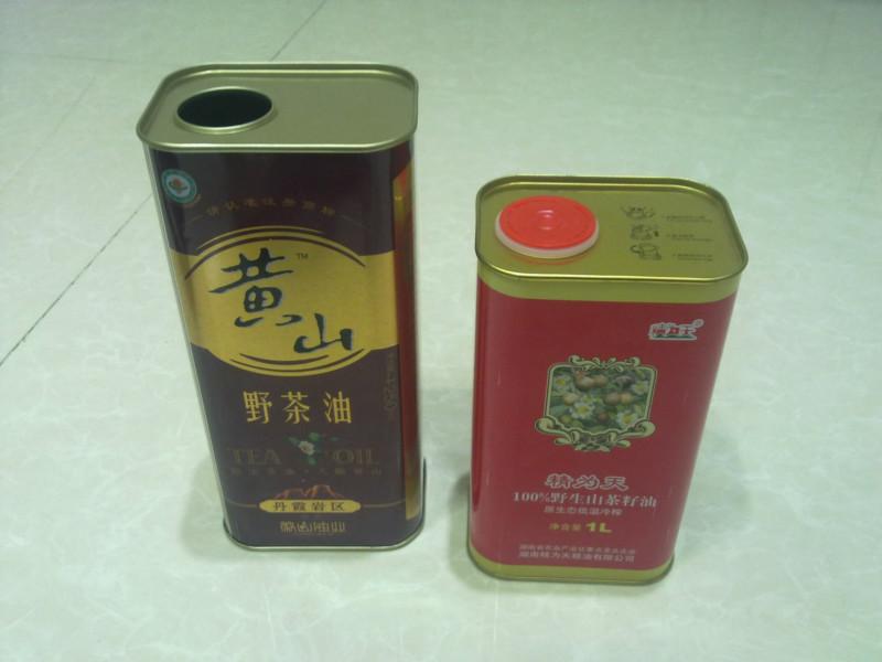 1L茶油罐3L食用油铁罐图片