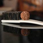 供應(yīng)黑色硬*鬃白豬鬃毛刷