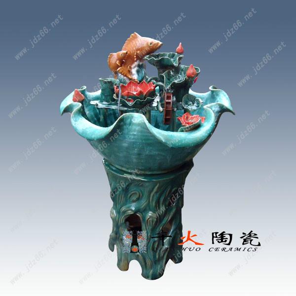 景德鎮(zhèn)陶瓷噴泉 噴泉加濕器 陶瓷窒內(nèi)噴泉