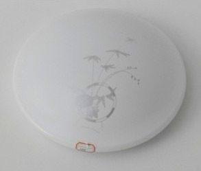 供應(yīng)亞克力燈罩印花-114，吸頂燈外殼訂做，LED亞克力燈罩圖片