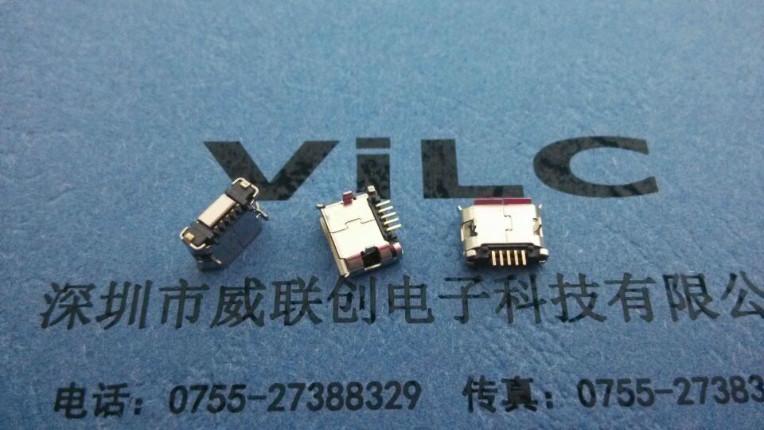 MICRO 5P B型 DIP5.9 有柱帶焊腳 全加長(zhǎng)-腳長(zhǎng)1.2