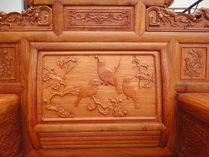 供應(yīng)財源滾滾沙發(fā)11件套檀雕