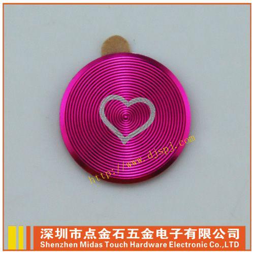 供應(yīng)金屬按鍵貼金屬按鍵桃心金屬按鍵