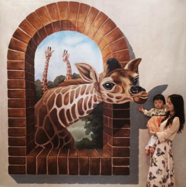 咖啡廳3D壁畫 佛山咖啡廳壁畫 廣州咖啡廳壁畫 深圳咖啡廳壁畫 3D壁畫/3D手繪立體畫/墻體彩繪