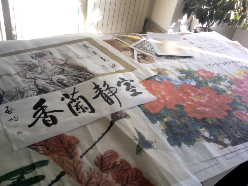 供应北京国画复制  北京国画画芯打印 油画画芯艺术微喷 装饰画画芯批