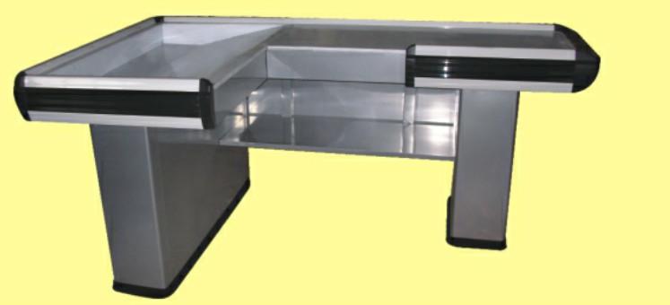 供應(yīng)拆卸組裝型HW-117收銀臺(tái)臺(tái)面斜坡式