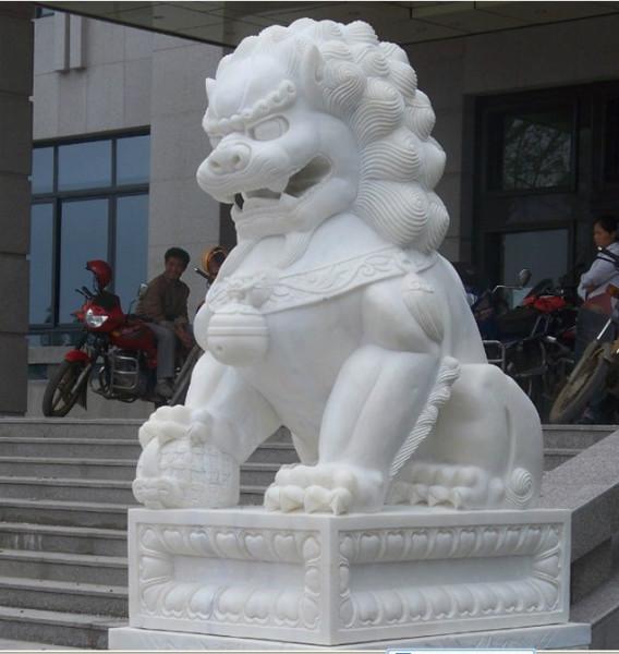 獅子雕刻圖片/獅子雕刻樣板圖 (4)