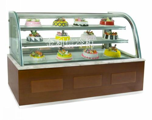 供應(yīng)豪華桃木蛋糕柜，蛋糕展示柜