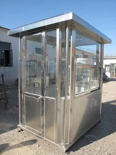 供應(yīng)海南全不銹鋼保安亭/海南崗?fù)?  title=