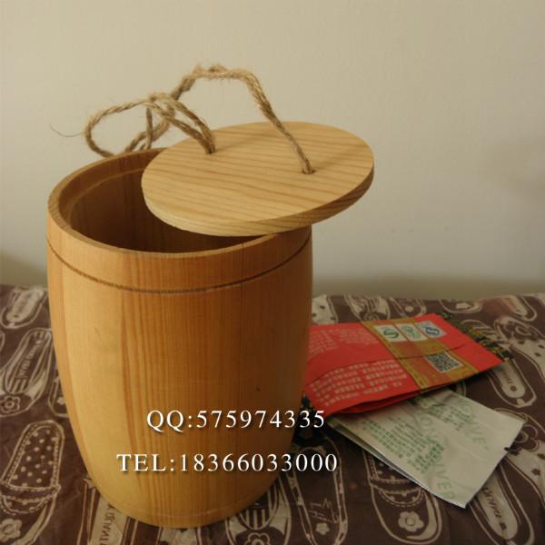 定做咖啡豆木桶 茶葉罐木桶 奶茶小木桶 定制木制桶 咖啡木桶
