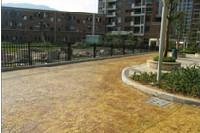 彩色壓模地坪 壓模地坪路面 壓模地坪地面 壓模地坪廠家（璟石）