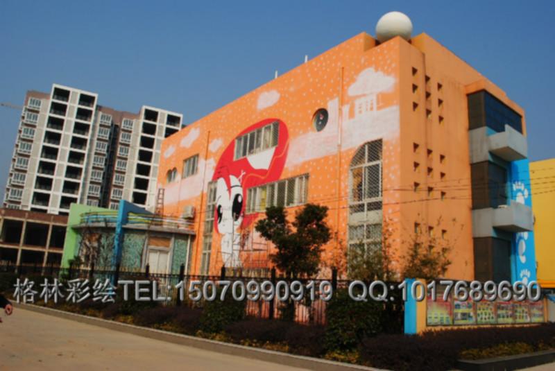 供應(yīng)九江貝德堡幼兒園彩繪案例18070038919格林彩繪