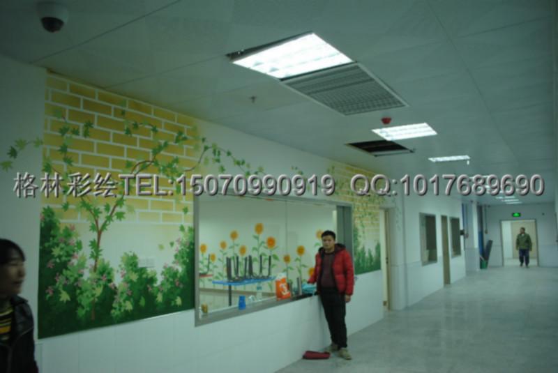 供應(yīng)專業(yè)鷹潭墻體彩繪壁畫(huà)天裕豪生大酒店壁畫(huà)文化墻18070038919