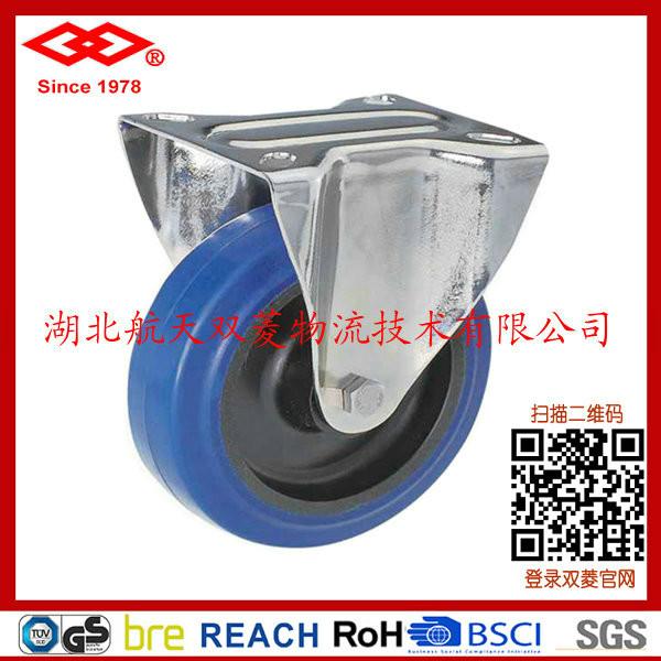 供應(yīng)塑芯聚氨酯腳輪，蘭色彈力輪