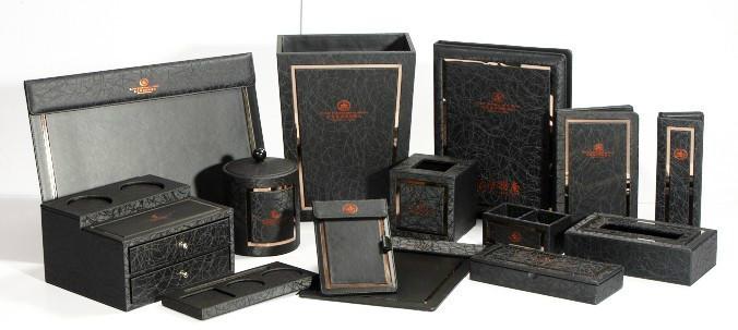 深圳廠家酒店皮具客房套裝紙巾盒圖片/深圳廠家酒店皮具客房套裝紙巾盒樣板圖 (3)