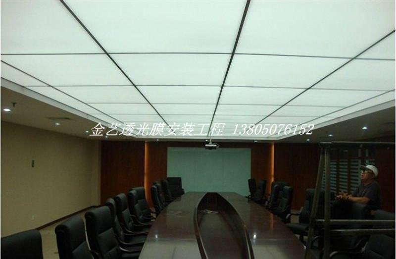 供應(yīng)吊頂軟膜天花安裝工程,福州透光膜安裝,燈飾膜吊頂工程