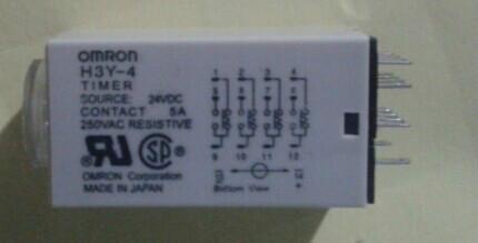 供应浙江OMRON小型时间继电器H3Y-4厂家图片，批发价格图片