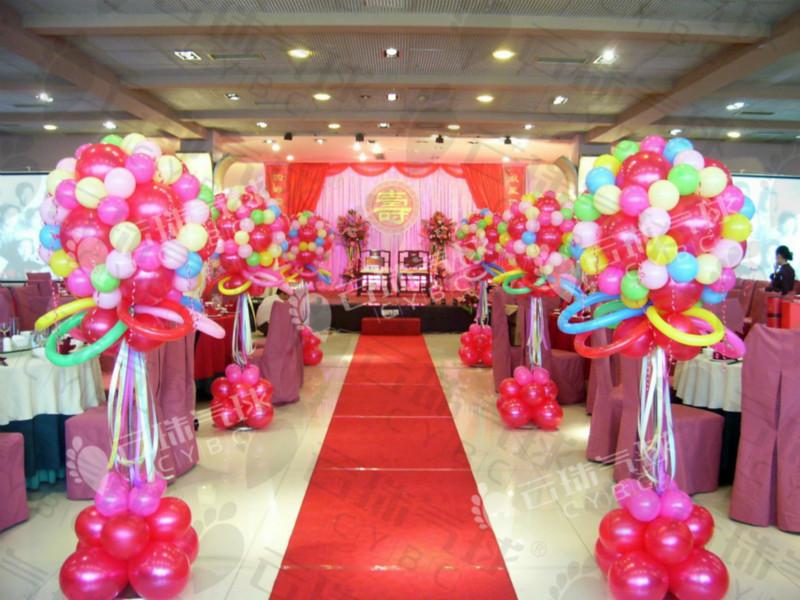 供應(yīng)繡球編法/繡球立柱/繡球氣球/氣球裝飾/氣球造型