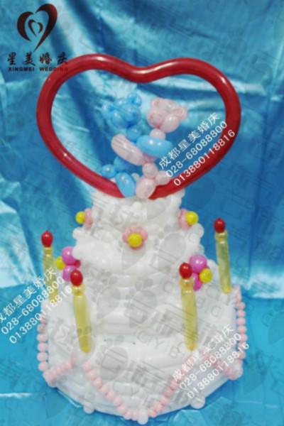 供應(yīng)氣球蛋糕/魔術(shù)氣球蛋糕/氣球造型裝飾/氣球布置