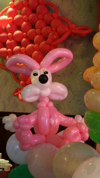 供應(yīng)氣球小造型/氣球兔子/氣球造型展示/卡通動物氣球造型/氣球裝飾