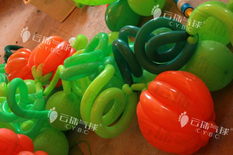 供應氣球南瓜/魔術(shù)氣球南瓜/氣球造型/氣球果蔬/*裝飾