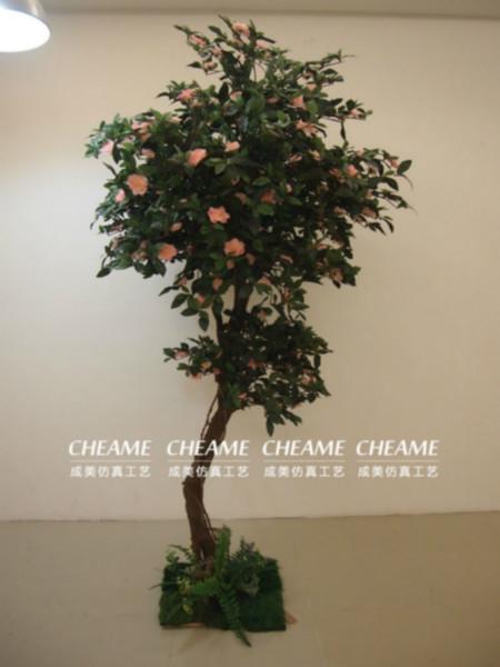 成美仿真茶花樹仿真茶花樹生產(chǎn)廠圖片