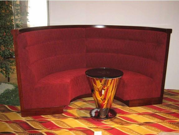 茶餐廳單卡沙發(fā)圖片