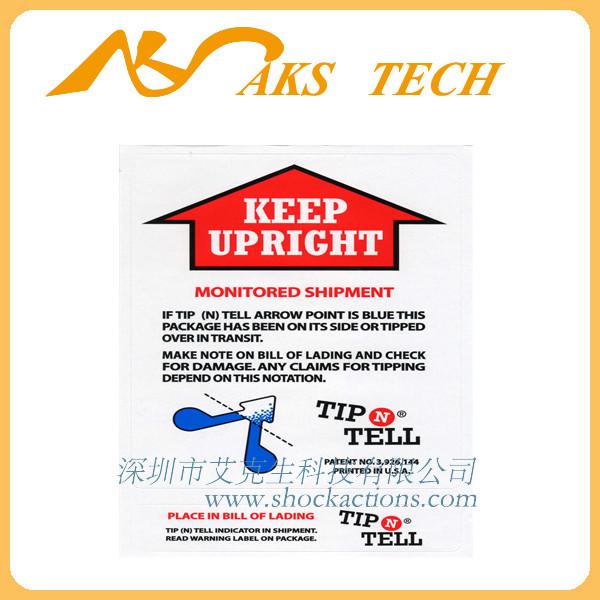 供應(yīng)*Tip N Tell人字形防傾斜標(biāo)簽