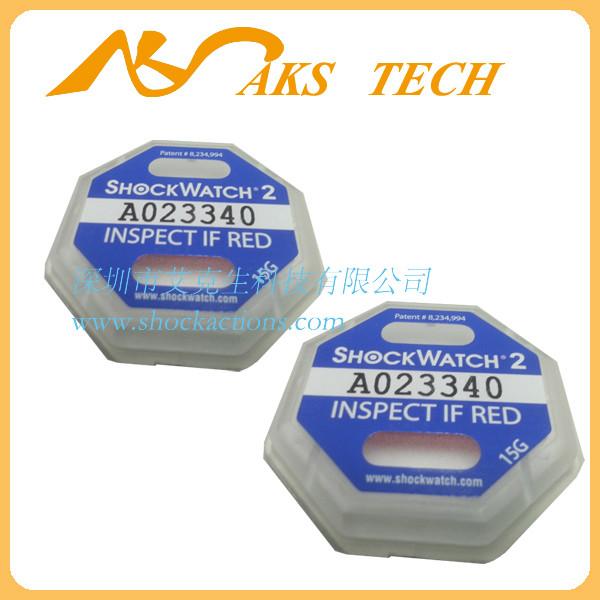 供應(yīng)美國(guó)進(jìn)口shockwatch2防震動(dòng)指示防震撞指示標(biāo)簽