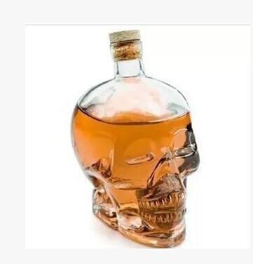 供應(yīng)玻璃骷髏頭骨酒杯