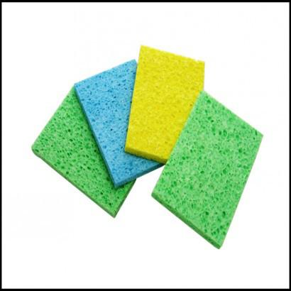 供應(yīng)彩色百潔布/居家必備抹布/洗碗布