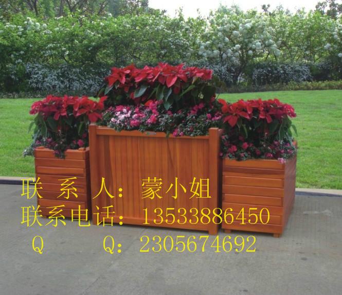 供應(yīng)戶外景觀花車(chē)，戶外休閑園林花箱，戶外花盆