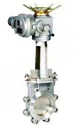 供應(yīng) 電動刀型閘閥PZ973  電動閘閥