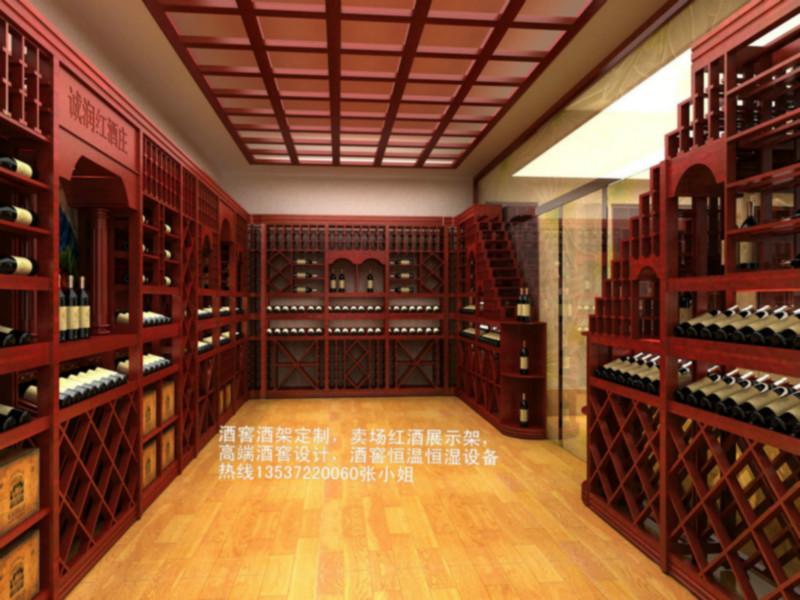 酒莊展示實(shí)木酒架價(jià)格