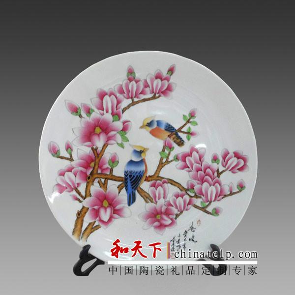 供應(yīng)用于擺設(shè)|裝飾|掛盤的景德鎮(zhèn)陶瓷紀(jì)念盤廠家