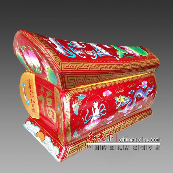 陶瓷骨灰罐，陶瓷骨灰壇，陶瓷棺材，陶瓷殯葬用品骨灰盒