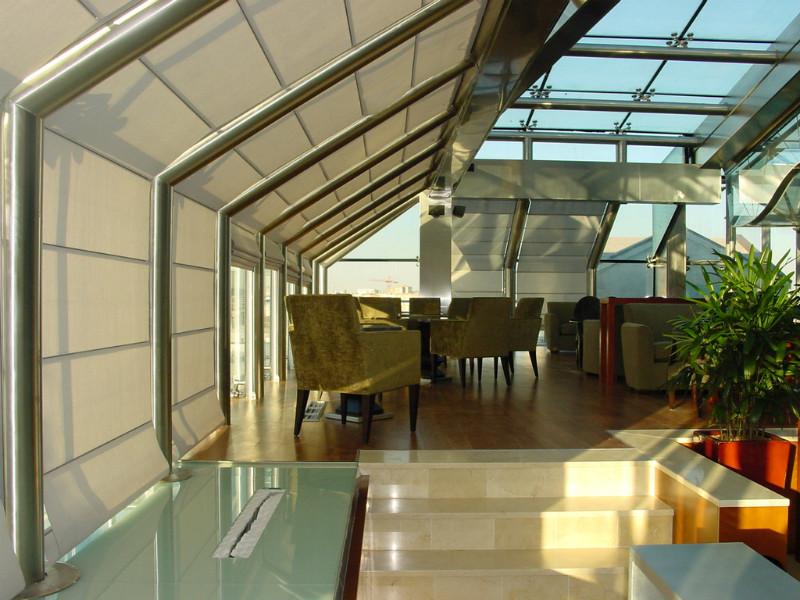 供應電動天棚簾，電動天棚簾價格，電動天棚簾效果圖