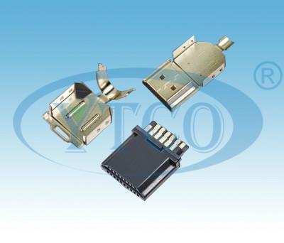 供應(yīng)HDMI接口19PIN公頭