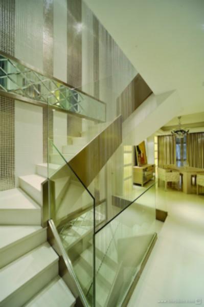 玻璃樓梯扶手圖片/玻璃樓梯扶手樣板圖 (3)