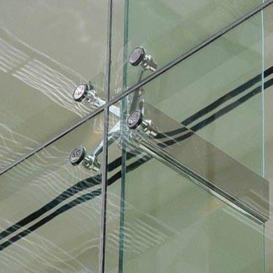 供應(yīng)點式玻璃幕墻，點式玻璃幕墻價格，電視玻璃幕墻安裝設(shè)計總承包