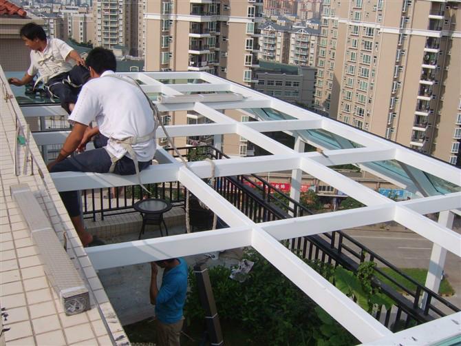 夾膠玻璃陽光房頂圖片