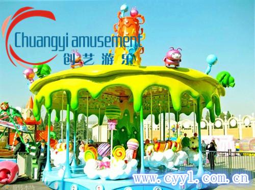 供應(yīng)豪華轉(zhuǎn)馬旋轉(zhuǎn)木馬游樂設(shè)備情侶飛車逍遙水母生產(chǎn)廠家