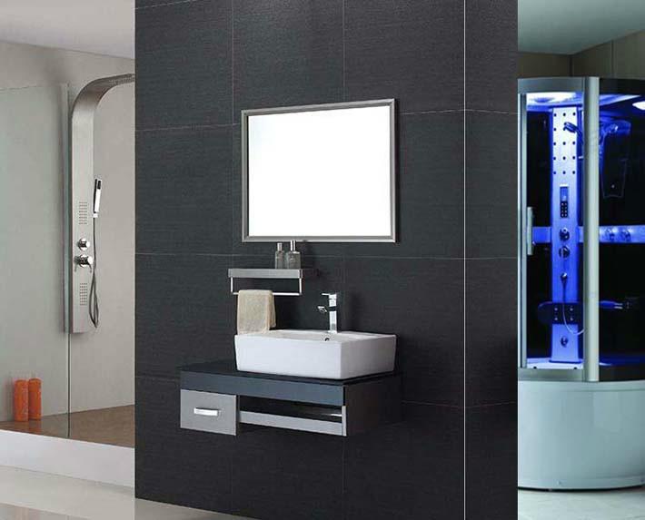 中高檔不銹鋼浴室柜圖片